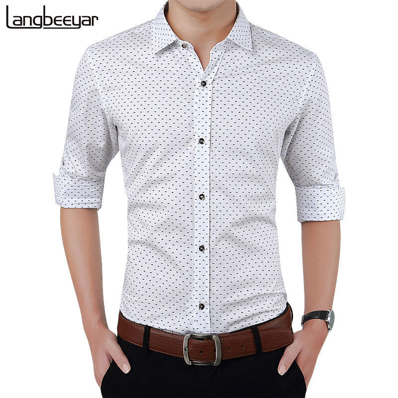 2017 New Autumn Fashion Brand Men Clothes Slim Fit Men Long Sleeve Shi –  insightstoreshop