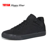 New 2017 Spring Summer Canvas Shoes Men Flat Heel Black Shoes High Quality Brand Casual Shoes ZH1841