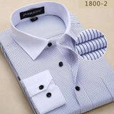 Men Shirt  2017 Striped Shirt Men Brand PINMA Casual Long Sleeve Turn-down Collar Striped Men Dress Shirt Men Clothes 5XL 6XL