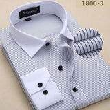 Men Shirt  2017 Striped Shirt Men Brand PINMA Casual Long Sleeve Turn-down Collar Striped Men Dress Shirt Men Clothes 5XL 6XL