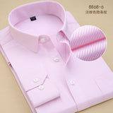 Men Shirt  2017 Striped Shirt Men Brand PINMA Casual Long Sleeve Turn-down Collar Striped Men Dress Shirt Men Clothes 5XL 6XL