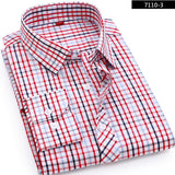 High Quality 2017 Men's Casual Plaid Shirts Long Sleeve Slim Fit 100% Cotton Shirt Leisure Styles Man Clothes Male New Fashion