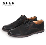 2017 XPER Brand Men Shoes Lace-up Men Casual Shoes Big Size Business Shoes Leisure