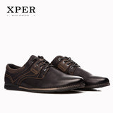 2017 XPER Brand Men Shoes Lace-up Men Casual Shoes Big Size Business Shoes Leisure