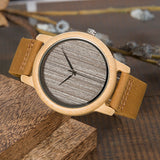 BOBO BIRD WL10 Womens Casual Antique Round Bamboo Wooden Watch for Men Leather Strap Lady Watches Top Brand Luxury Wrist Watch