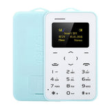 New Original Ultra Thin Mini AIEK/AEKU C6 Cell Phones Student Version Credit Card Mobile Phone Bluetooth PK AIEK M5 Card Phone