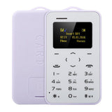 New Original Ultra Thin Mini AIEK/AEKU C6 Cell Phones Student Version Credit Card Mobile Phone Bluetooth PK AIEK M5 Card Phone