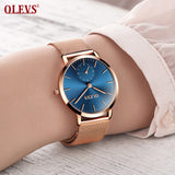 OLEVS Quartz Ladies Watch 2017 Top Brand Luxury Full Steel Gold Watches Fashion Sport Clock Women Wristwatches relogio feminino