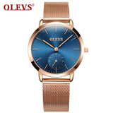 OLEVS Quartz Ladies Watch 2017 Top Brand Luxury Full Steel Gold Watches Fashion Sport Clock Women Wristwatches relogio feminino