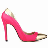 Merkmak Clearance Women Sexy Shoes Stylish 11CM Thin High Heels Pumps Transparent Wedding Party Office Women Shoes Super Cheap!