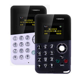 New Arrival Mini Card Phone AIEK/AEKU M8 Color Screen Card Phone Quad Band Low Radiation Kids Pocket Mobile Phone PK AIEK M5 E1