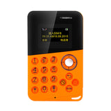 New Arrival Mini Card Phone AIEK/AEKU M8 Color Screen Card Phone Quad Band Low Radiation Kids Pocket Mobile Phone PK AIEK M5 E1