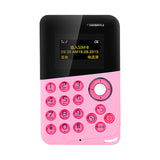 New Arrival Mini Card Phone AIEK/AEKU M8 Color Screen Card Phone Quad Band Low Radiation Kids Pocket Mobile Phone PK AIEK M5 E1