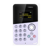 New Arrival Mini Card Phone AIEK/AEKU M8 Color Screen Card Phone Quad Band Low Radiation Kids Pocket Mobile Phone PK AIEK M5 E1