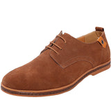 FONIRRA 2017 New Men's Genuine Leather Casual Shoes Men Spring Autumn Men's Shoes Lace-Up Solid Men Flat with Shoes 046