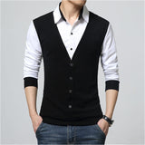 BROWON Brand Autumn Mens T Shirts Fashion 2017 Fake Two Designer Clothing Cool T-shirt Men Long Sleeve T Shirt Casual Male