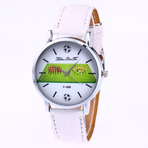 Luxury Fashion Soccer Picture Sports Watch Thest Gift