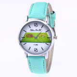 Luxury Fashion Soccer Picture Sports Watch Thest Gift