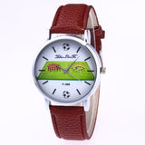Luxury Fashion Soccer Picture Sports Watch Thest Gift