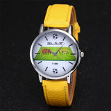 Luxury Fashion Soccer Picture Sports Watch Thest Gift