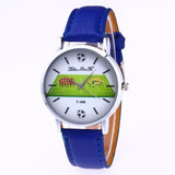 Luxury Fashion Soccer Picture Sports Watch Thest Gift