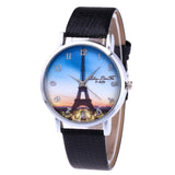 Fashion Ladies Leisure Artificial Leather Quartz Simulation Watch