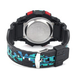 Waterproofol Mens Boys LED Quartz Alarm Date Sports Wrist Watch