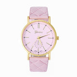 Geneva Fashion Unisex Casual Leather Band Quartz Analog Wrist Watch Watches