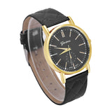Geneva Fashion Unisex Casual Leather Band Quartz Analog Wrist Watch Watches