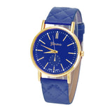 Geneva Fashion Unisex Casual Leather Band Quartz Analog Wrist Watch Watches