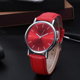 Geneva Women Fashion Retro Dial Leather Analog Quartz Wrist Watch Watches