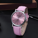 Geneva Women Fashion Retro Dial Leather Analog Quartz Wrist Watch Watches