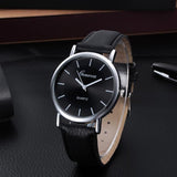 Geneva Women Fashion Retro Dial Leather Analog Quartz Wrist Watch Watches