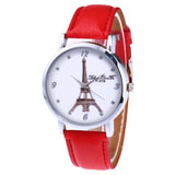 Fashion Ladies Leisure Artificial Leather Quartz Simulation Watch