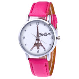 Fashion Ladies Leisure Artificial Leather Quartz Simulation Watch