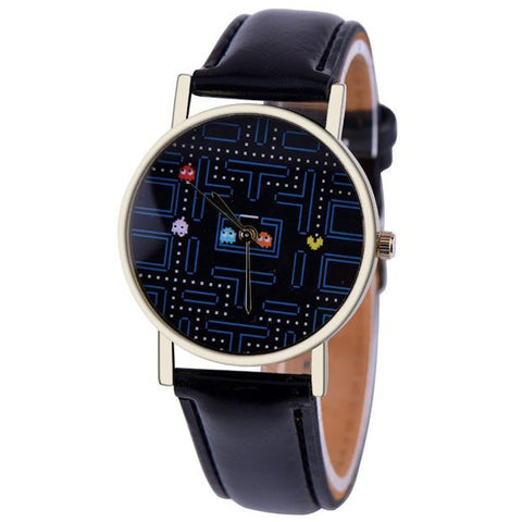 Leather Band Analog Quartz Vogue Wrist Watch
