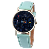 Leather Band Analog Quartz Vogue Wrist Watch
