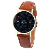 Leather Band Analog Quartz Vogue Wrist Watch