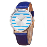 Womens Retro Design Leather Band Analog Alloy Quartz Wrist Watch