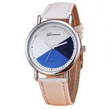 Womens Retro Design Leather Band Analog Alloy Quartz Wrist Watch