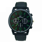Men Fashion Stainless Steel Sportol Quartz Hours Wrist Analog Watch