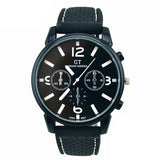 Men Fashion Stainless Steel Sportol Quartz Hours Wrist Analog Watch