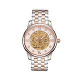 SUNBLON S510 Men's Stainless Steel Mechanical Hollow out all Watch Movement