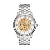SUNBLON S510 Men's Stainless Steel Mechanical Hollow out all Watch Movement