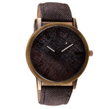 Retro Vogue WristWatchwboy Leather Band Analog Quartz Watch