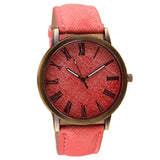 Retro Vogue WristWatchwboy Leather Band Analog Quartz Watch