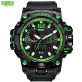 SMAEL Men's Watches New Style Brand Men LED Digital Quartz Watch Waterproof All Black Military Sport Man Clock Relogio Masculino